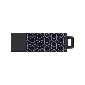 USB Flash Drive, Pro2 Prints, Metallic Hexagrams