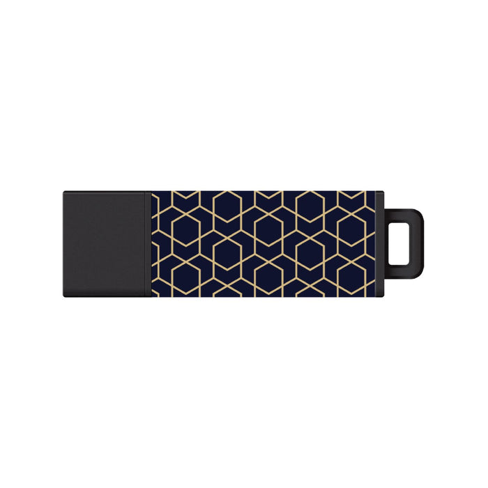 USB Flash Drive, Pro2 Prints, Metallic Hexagrams